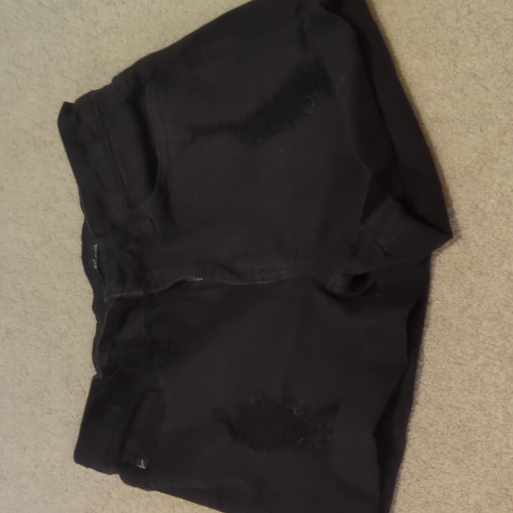 Kancan Juniors size 7/27 distressed denim cuff shorts same day shipping